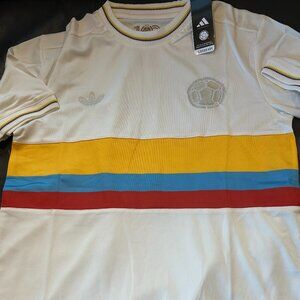 ADIDAS COLOMBIA National Team Men's Green JERSEY Sz S,M,L,XL, or XXL New w tags